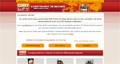 Desktop Screenshot of curry-cup.de