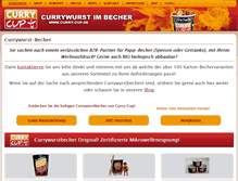 Tablet Screenshot of curry-cup.de